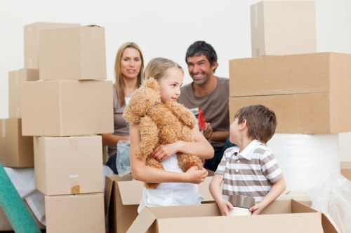 Example cubic-yard storage estimate for a mixed household load